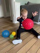 EduShapes Sansebold-sæt med 4 bolde - Ø:10 & Ø:17 cm - Fra 6 mdr.