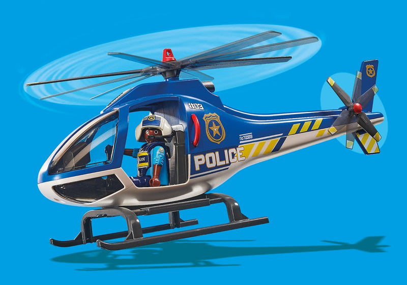 Playmobil City Action - Politihelikopter: Faldskærmsforfølgelse - 70569 - Billede 1