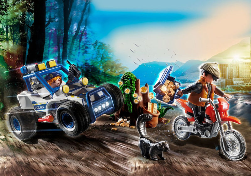 Playmobil City Action - Politi Off-roader: Forfølgelse af røveren  - 70570 - Billede 1