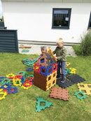 Polydron XL sæt i naturfarver - 36 dele. - Billede 1