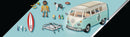 Playmobil VW Volkswagen T1 Camping Bus - Mint - 70826 - Fra 5 år - Billede 1