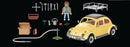 Playmobil VW Volkswagen Beetle - Gul - 70827 - Fra 5 år - Billede 1