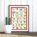 Fakta plakat: Alfabetet (A - Å) - Billede 1