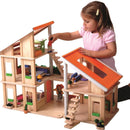 Plantoys Dukkehus i træ inkl møbler - 1 stk. - Billede 1