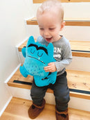 Bamse - Farvemonster: Blå/Tristhed - H:26 cm. - Fra 0 år. - Billede 1