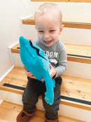 Bamse - Farvemonster: Blå/Tristhed - H:26 cm. - Fra 0 år. - Billede 1