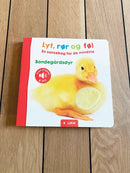 Bog - Lyt, rør & føl sansebog - Fra 1 år. - Billede 1