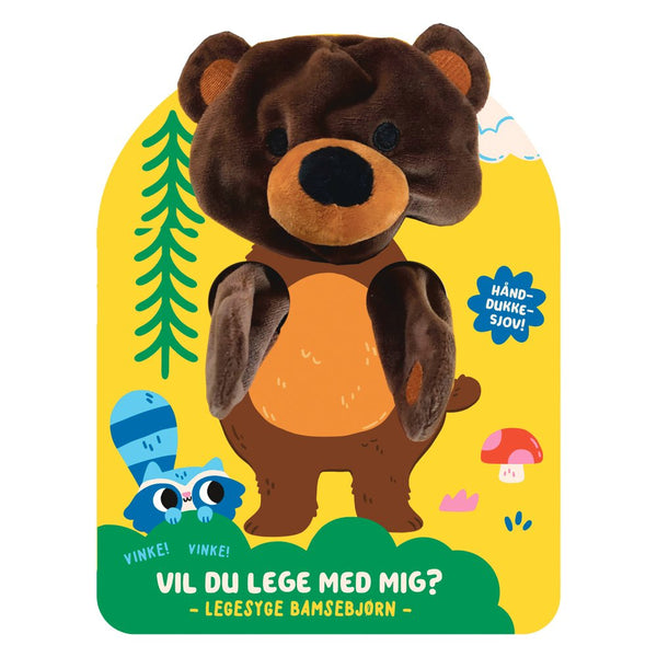 Hånddukkebog: Vil du lege med mig, Bamsebjørn? - Fra 1 år. - Billede 1