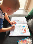 Bog - Leg & lær, farv med tal - Fra 3 år. - Billede 1