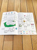 Bog - Leg & lær, farv med tal - Fra 3 år. - Billede 1