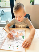 Bog - Leg 6 lær, Farv med tal - Fra 3 år. - Billede 1