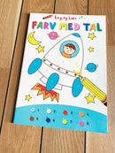 Bog - Leg 6 lær, Farv med tal - Fra 3 år. - Billede 1