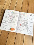 Bog - Leg 6 lær, Farv med tal - Fra 3 år. - Billede 1