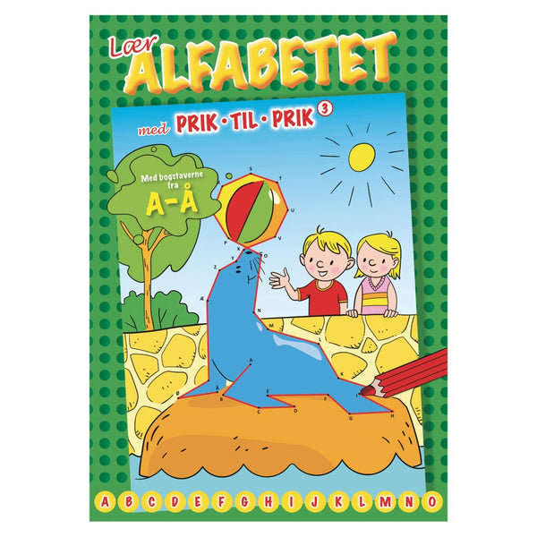Bog - Lær alfabetet med prik til prik - Fra 3 år. - Billede 1