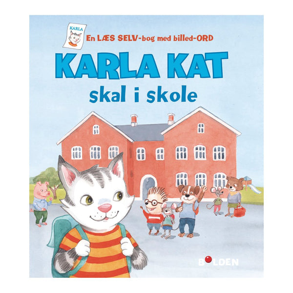 Bog - Karla kat skal i skole - Fra 3 år. - Billede 1