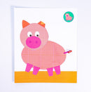 Den sjove klippeklistrebog Bondegård.  - Billede 1