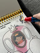 Bog, Magisk malebog: Prinsesser