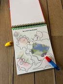 Bog, Magisk malebog: Dinosaurer