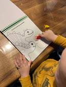 Bog, Magisk malebog: Dinosaurer