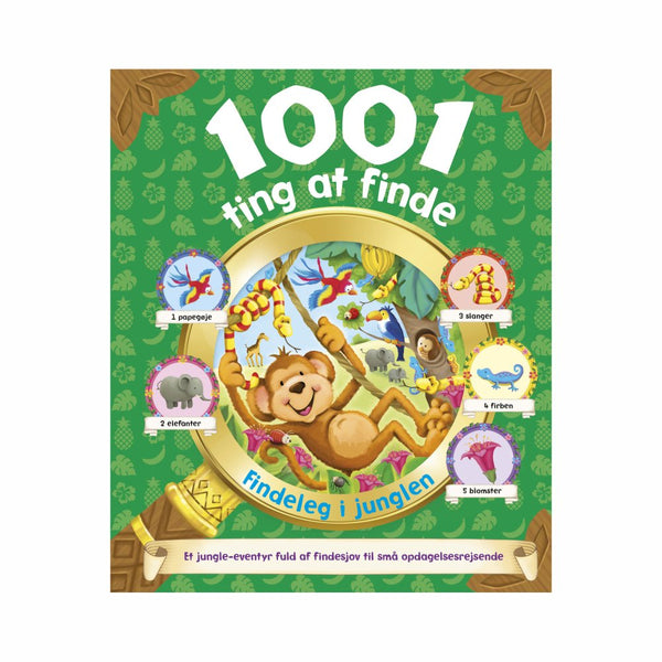 Bog,1001 ting at finde Fangeleg i jungle - Billede 1