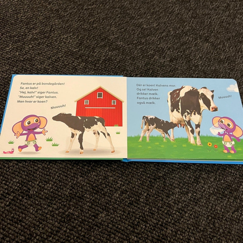 Bog - Fantus og dyrene på bondegården - fra 1-3 år