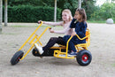 Moon-Car Gokart: MoonHarley Twin med Sidevogn - Fra 5 år. - Billede 1