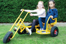 Moon-Car Gokart: MoonHarley Twin med Sidevogn - Fra 5 år. - Billede 1