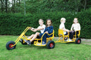 Moon-Car Gokart: MoonHarley Twin med Sidevogn - Fra 5 år. - Billede 1