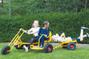 Moon-Car Gokart: MoonHarley Twin med Sidevogn - Fra 5 år. - Billede 1