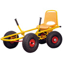 Moon-Car Gokart: Den Originale Gule med Punkterfri dæk - RABO - Fra 4 år. - Billede 1