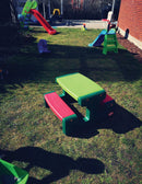 Little Tikes Picnicbord - Grøn/Rød - 1 stk - Fra 3 år - Billede 1