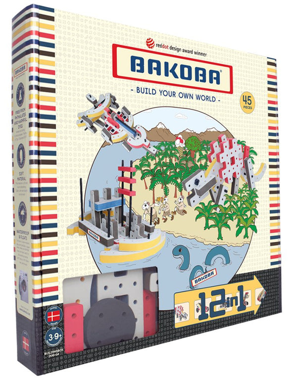 Bakoba Building box 4 byggesæt - 45 dele. - Billede 1