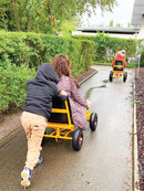 Moon-Car Gokart: Den store BIG med Punkterfri dæk - RABO - Fra 10 år. - Billede 1