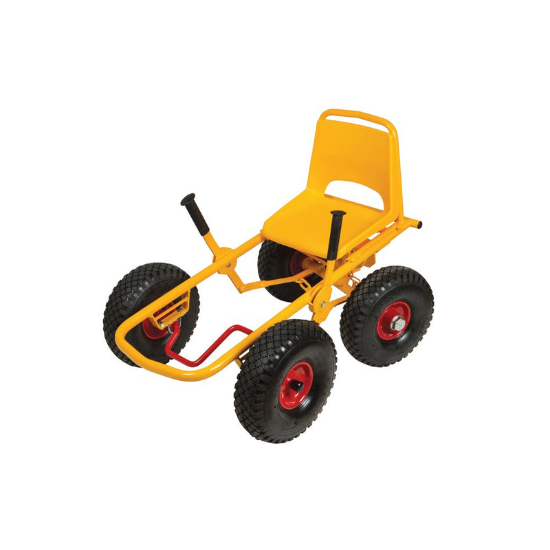 Moon-Car Gokart: Mini udgaven med punkterfri dæk - Fra 3 år - Billede 1