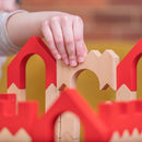 ZigZag Klodser af træ - Borg - 48 dele - Billede 1