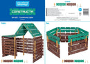 Constructa Cabin - Byg En Hytte - 60 dele - fra 2 år - Billede 1