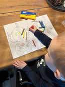 Malehæfte - Robotter - 16 sider