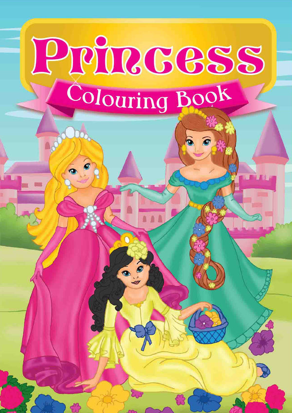 Malehæfte - Prinsesser - 16 sider