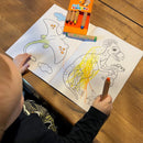 Malehæfte - Dinosaurer - 16 sider