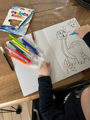 Malehæfte - Baby dinoer 16 sider