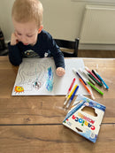 Malehæfte - Baby dinoer 16 sider