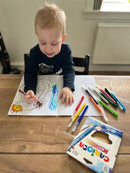 Malehæfte - Baby dinoer 16 sider