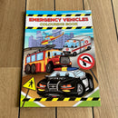 Malehæfte - Udrykningskøretøjer - 16 sider