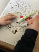 Malehæfte - Udrykningskøretøjer - 16 sider