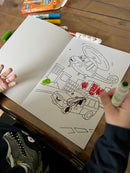 Malehæfte - Udrykningskøretøjer - 16 sider