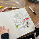 Malehæfte - Udrykningskøretøjer - 16 sider