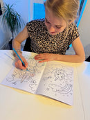 Malehæfte - Magiske enhjørninger - 16 sider