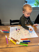 Tuscher Jumbo Maxi - 12 forskellige farver