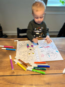 Tuscher Jumbo Maxi - 12 forskellige farver