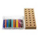 Tuscher 24 stk i pose med træklods - Billede 1